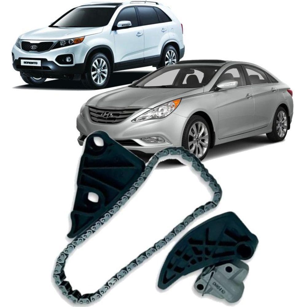 Kit Corrente Bomba De Óleo Hyundai Sonata Santa Fé 2.4 16V