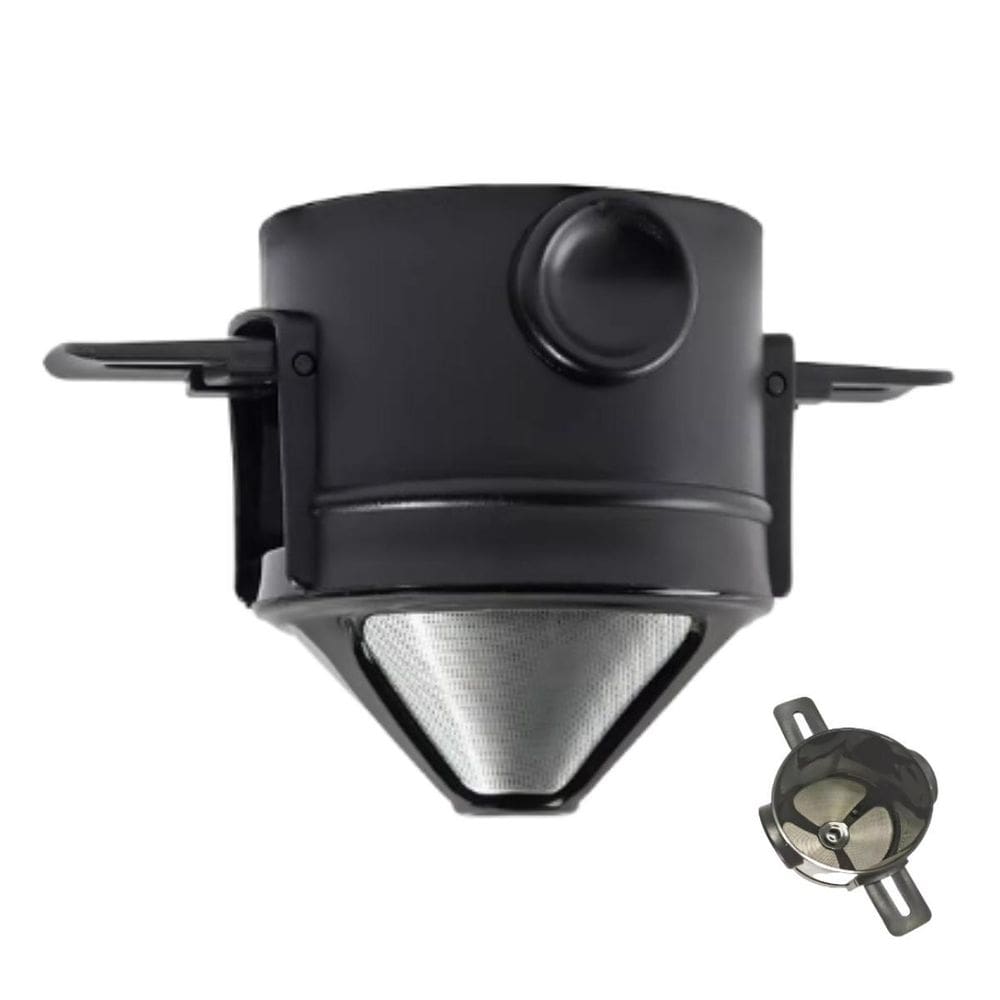 Coador Portátil Reutilizável De Café, Compacto E Eficiente
