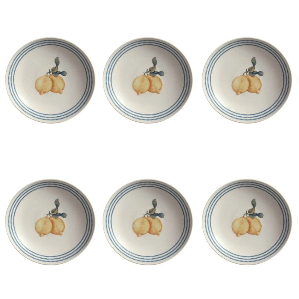 Conjunto de Pratos Fundos 06 Peças Coup Amalfitana Porto Brasil
