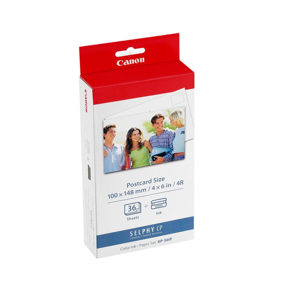 Pacote de papel Canon KP-36IP para impressora Canon (36 folhas)