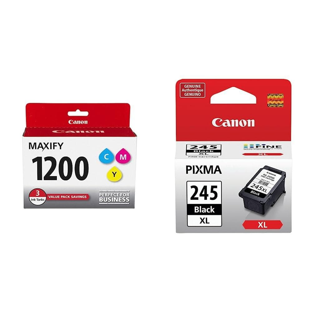 Cartucho de tinta Canon MAXIFY PGI-1200, pacote multicolorido