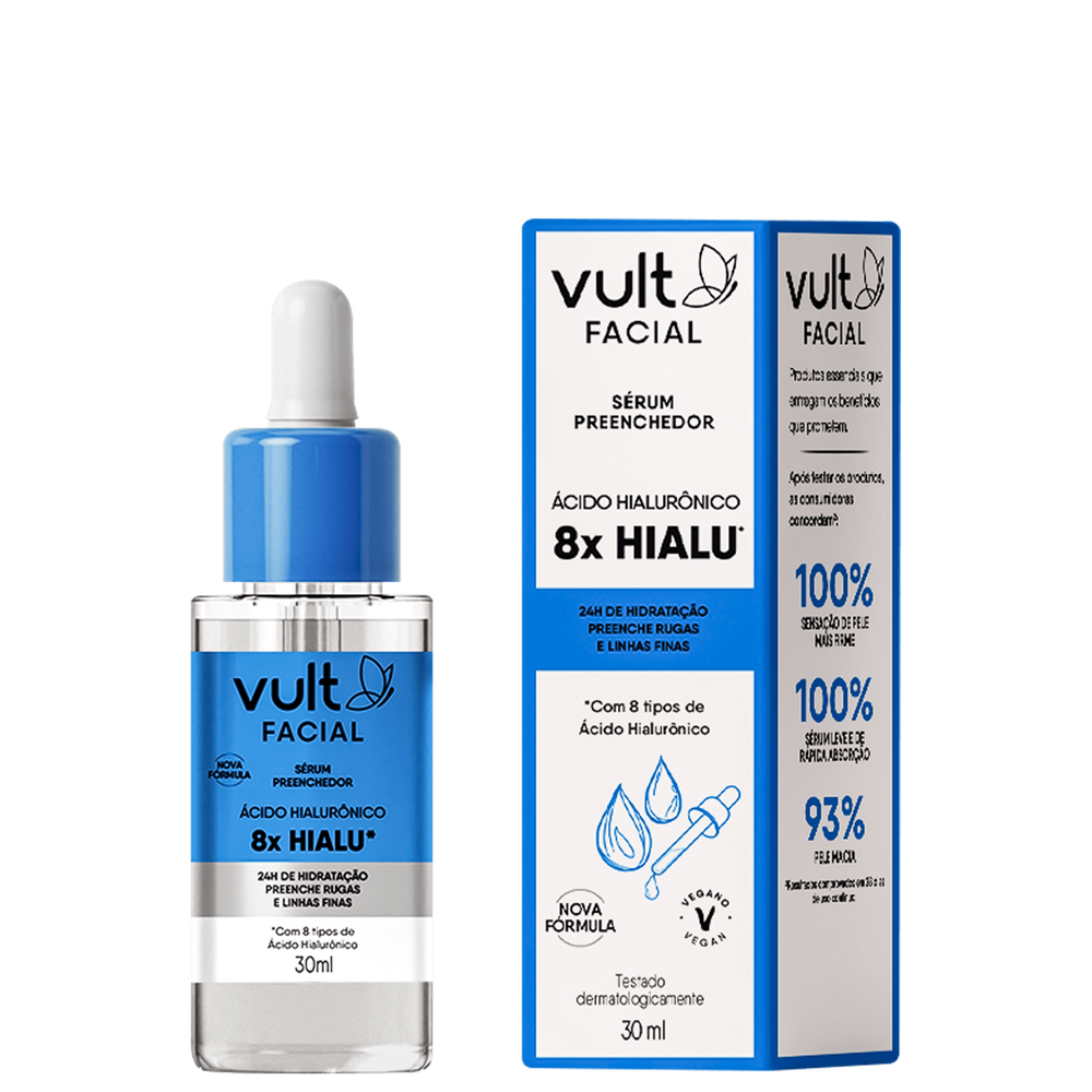 Vult Facial Ácido Hialurônico - Sérum Facial 30ml