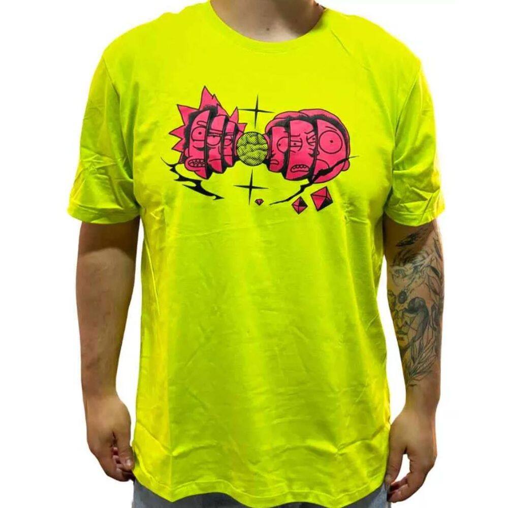Camiseta Verde Rick And Morty - Tamanho: G - Clube Comix