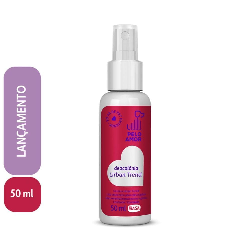 Deocolônia Urban Trend Para Cães E Gatos Ibasa 50Ml