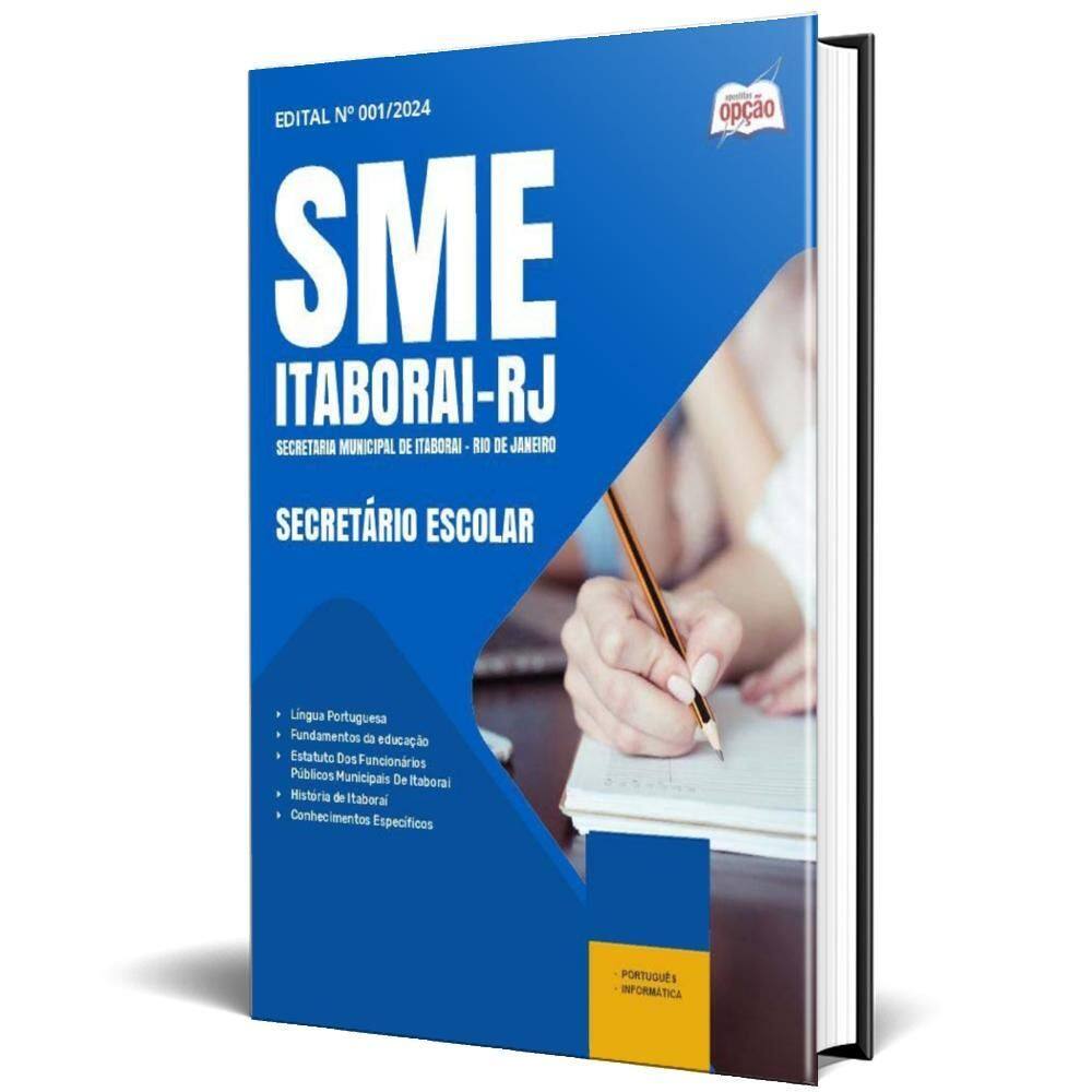 Apostila Sme Itaborai Rj 2024 - Secretário Escolar