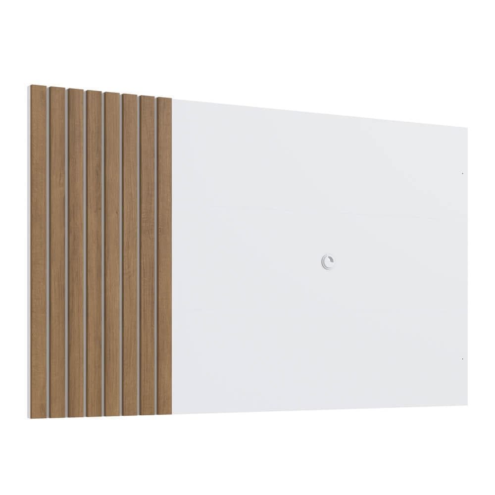 Painel Para TV 65 Polegadas Ripado 180cm Branco Mell PRODDY