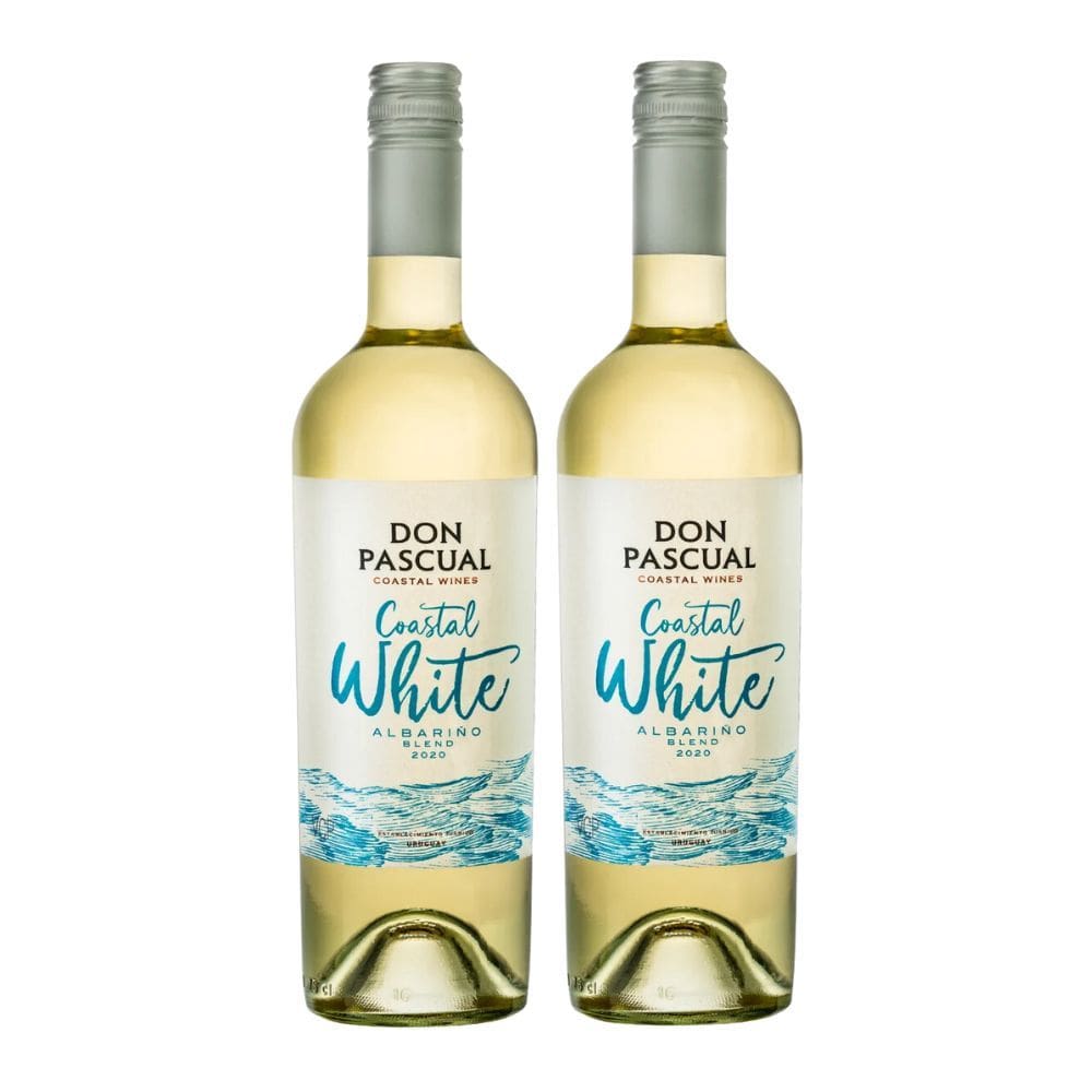Kit 2 Vinhos Don Pascual Coastal White Branco Uruguai 750ml