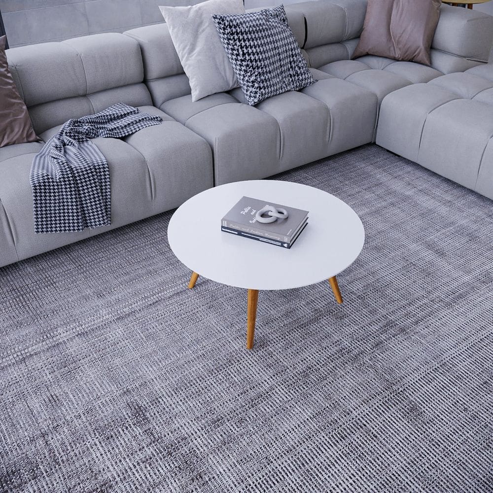 Mesa de Centro Vesta Redonda 31cm X 67cm X 67cm Branco