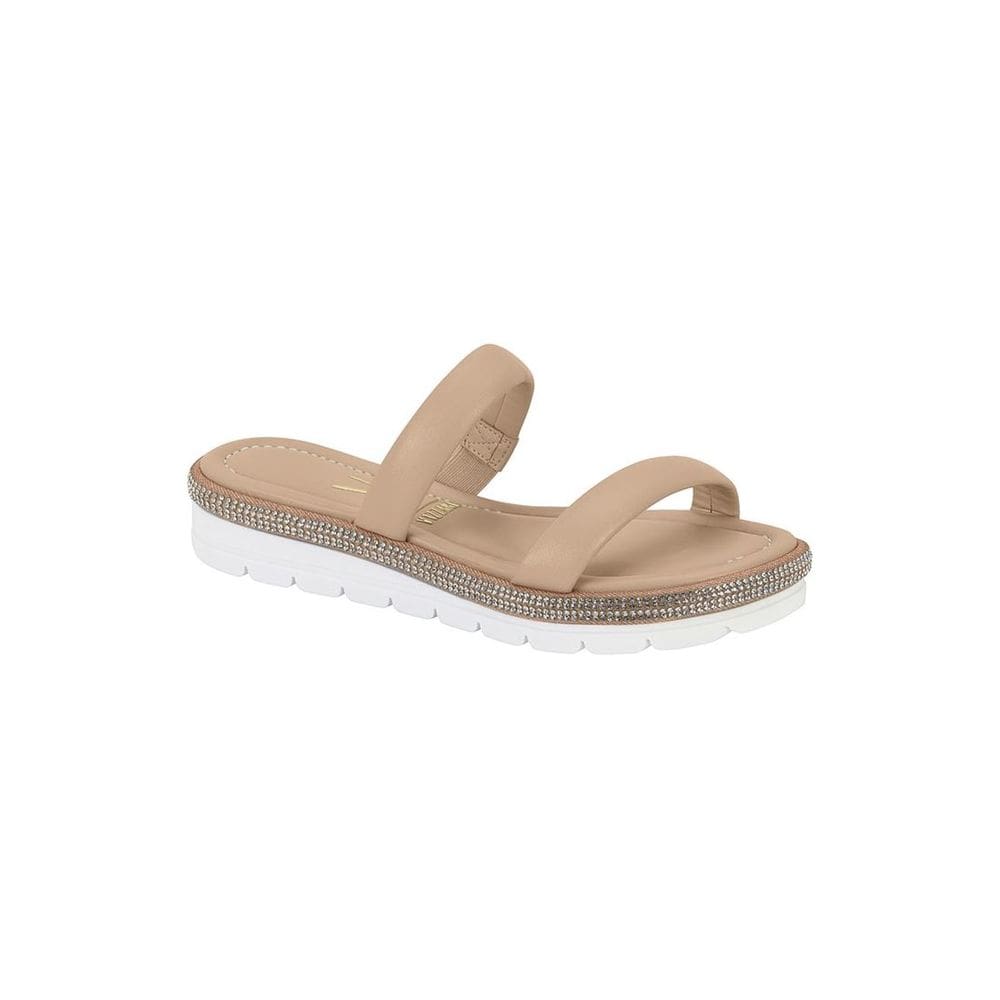 Sandália Vizzano Feminina Flatform Detalhe Strass