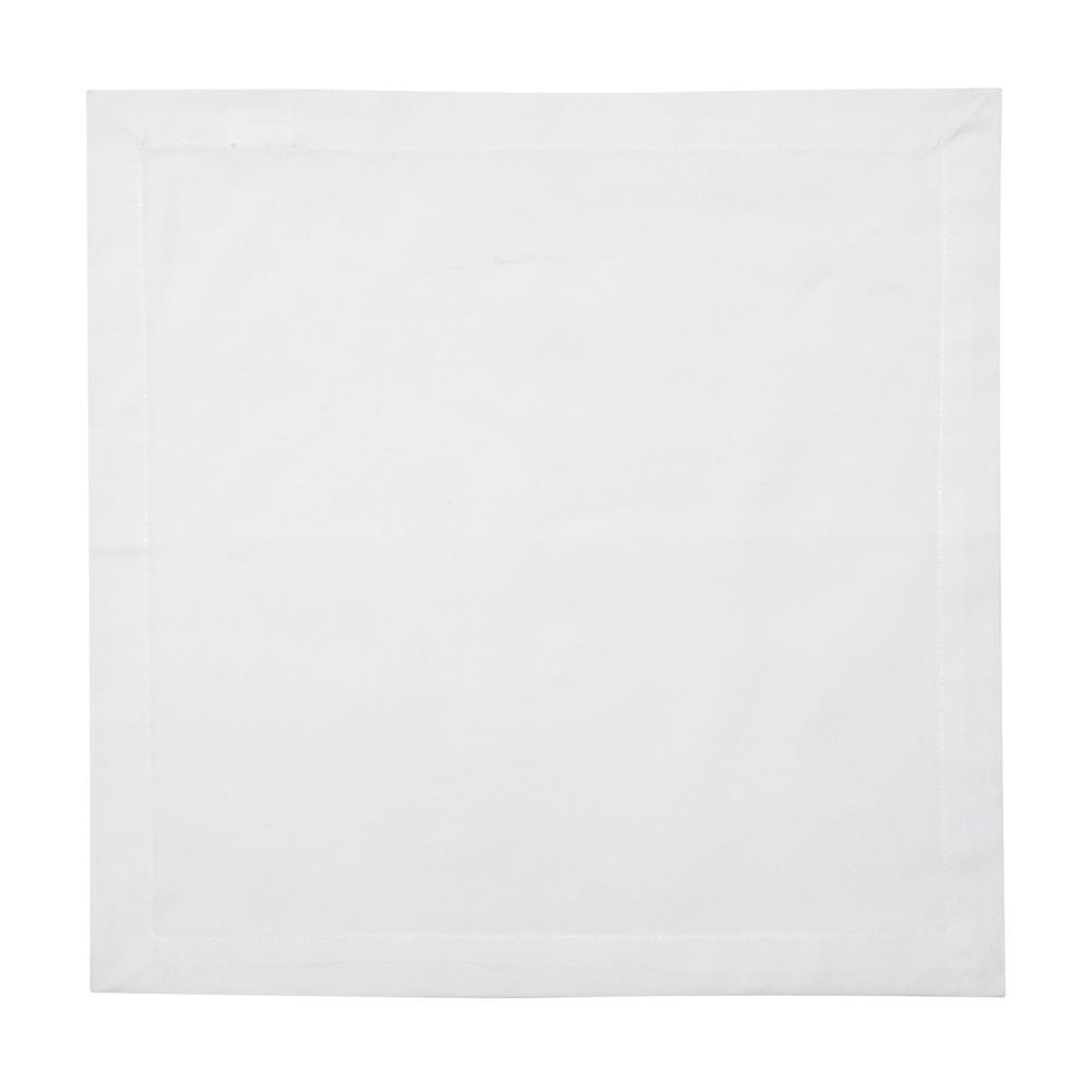 Conjunto 2 Guardanapos Algodão Branco 40X40cm - Royal