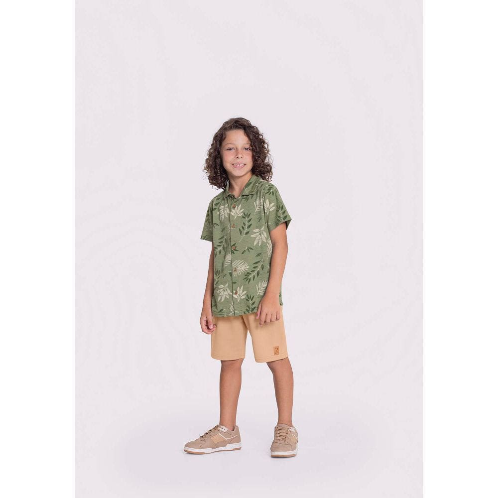 Conjunto Menino Camisa e Bermuda Alakazoo Ref. 19293