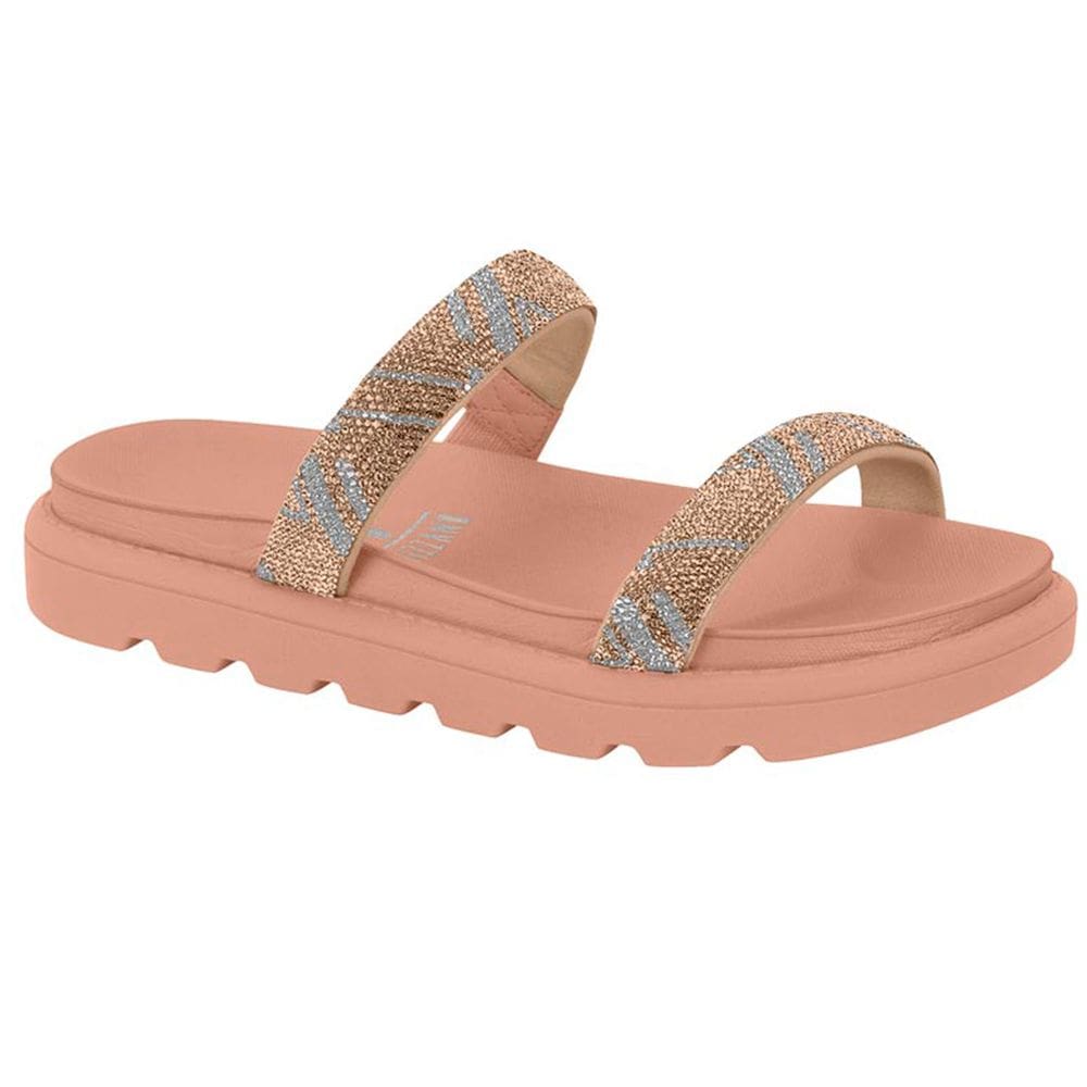 Sandália Feminina Vizzano Flat Strass