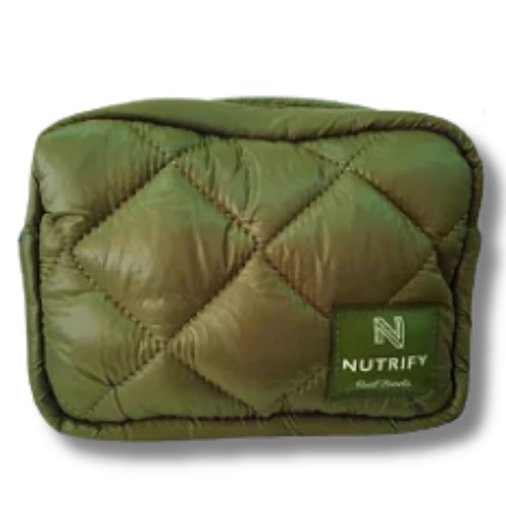 Necessaire Puffy Verde - Nutrify