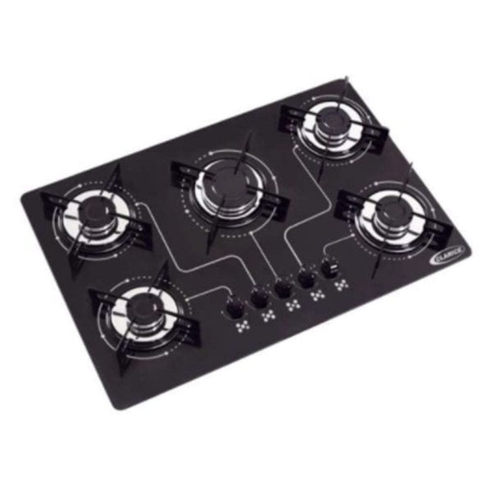 Fogão A Gás Cooktop 5 Bocas Bivolt