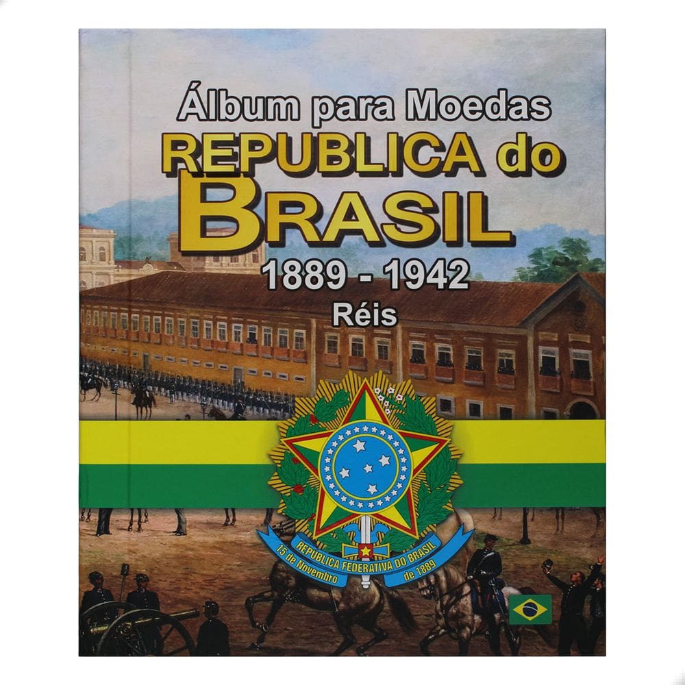 Álbum para Moedas República do Brasil 1889 - 1942 Réis