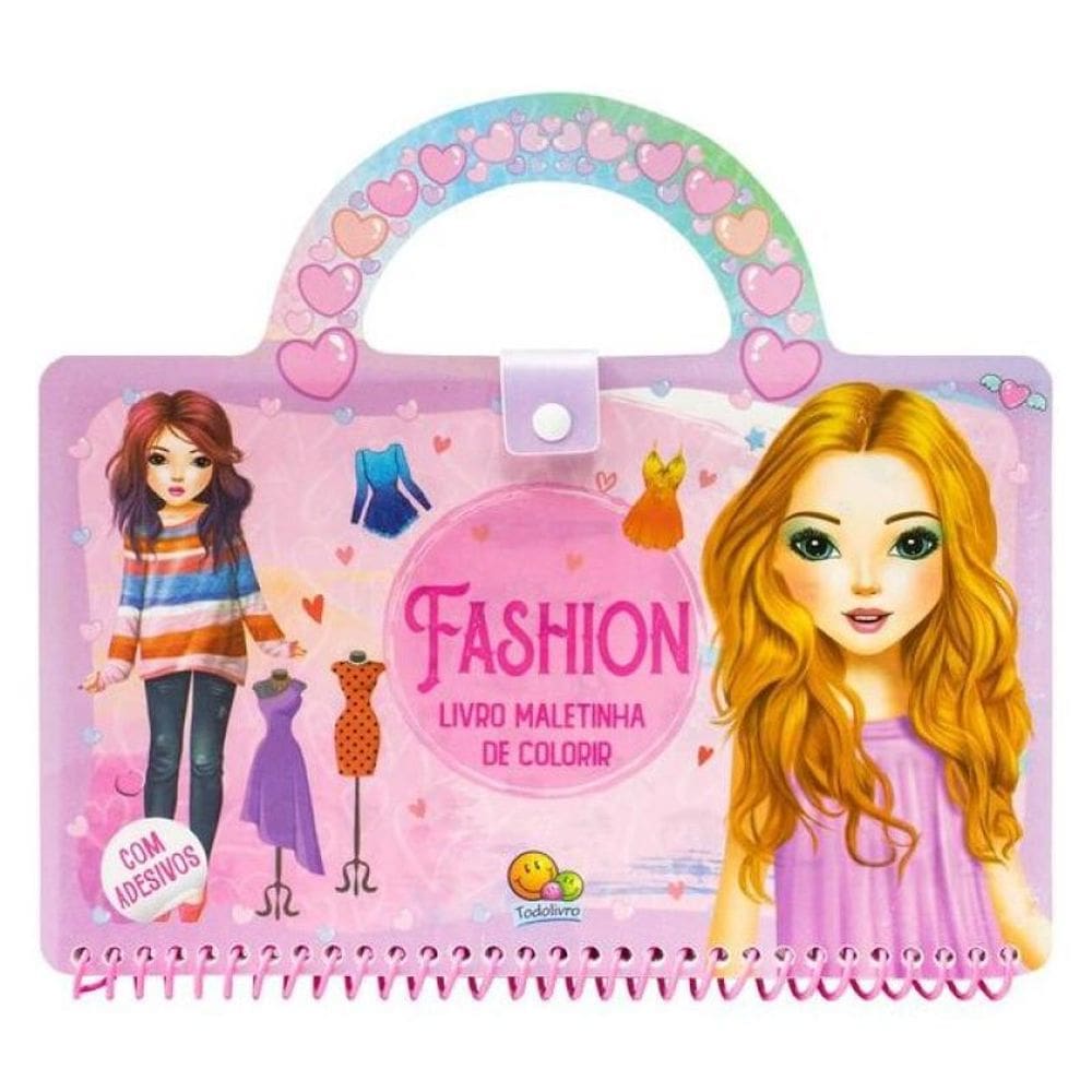 Livro Maletinha De Colorir: Fashion