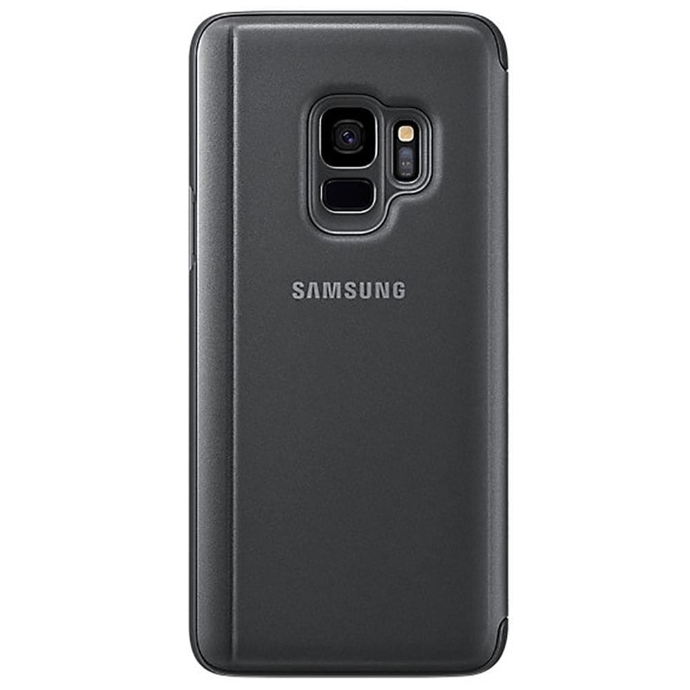 REEMBALADO: Capa Protetora Clear View Standing Para Galaxy S9 - Preto