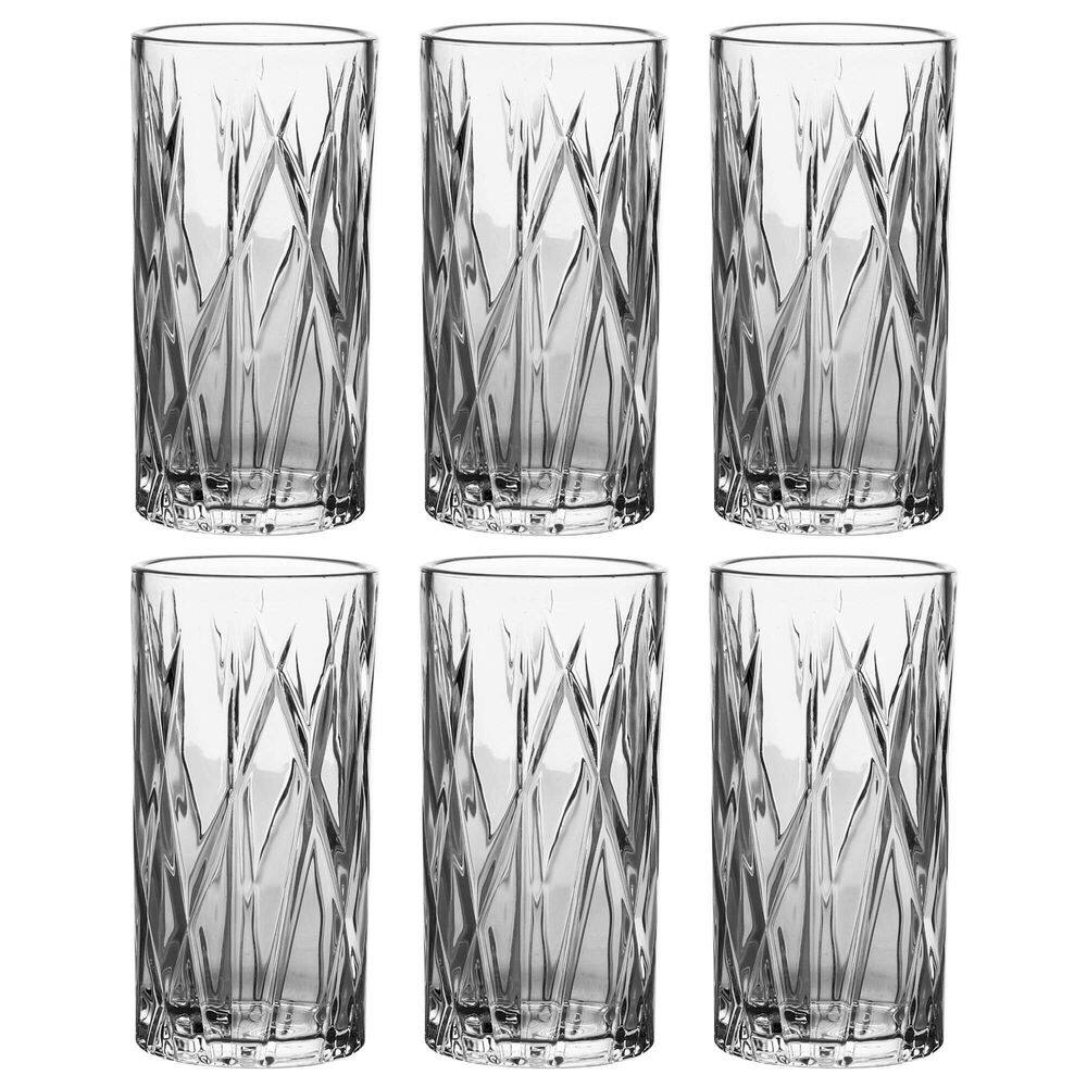 Jogo de 6 Copos Alto em Cristal Ecológico Forest 350ml - L`Hermitage