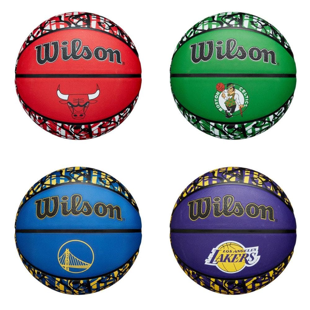 Bola de Basquete Team Graffiti Times Basketball 7 Outdoor Official Esporte Wilson