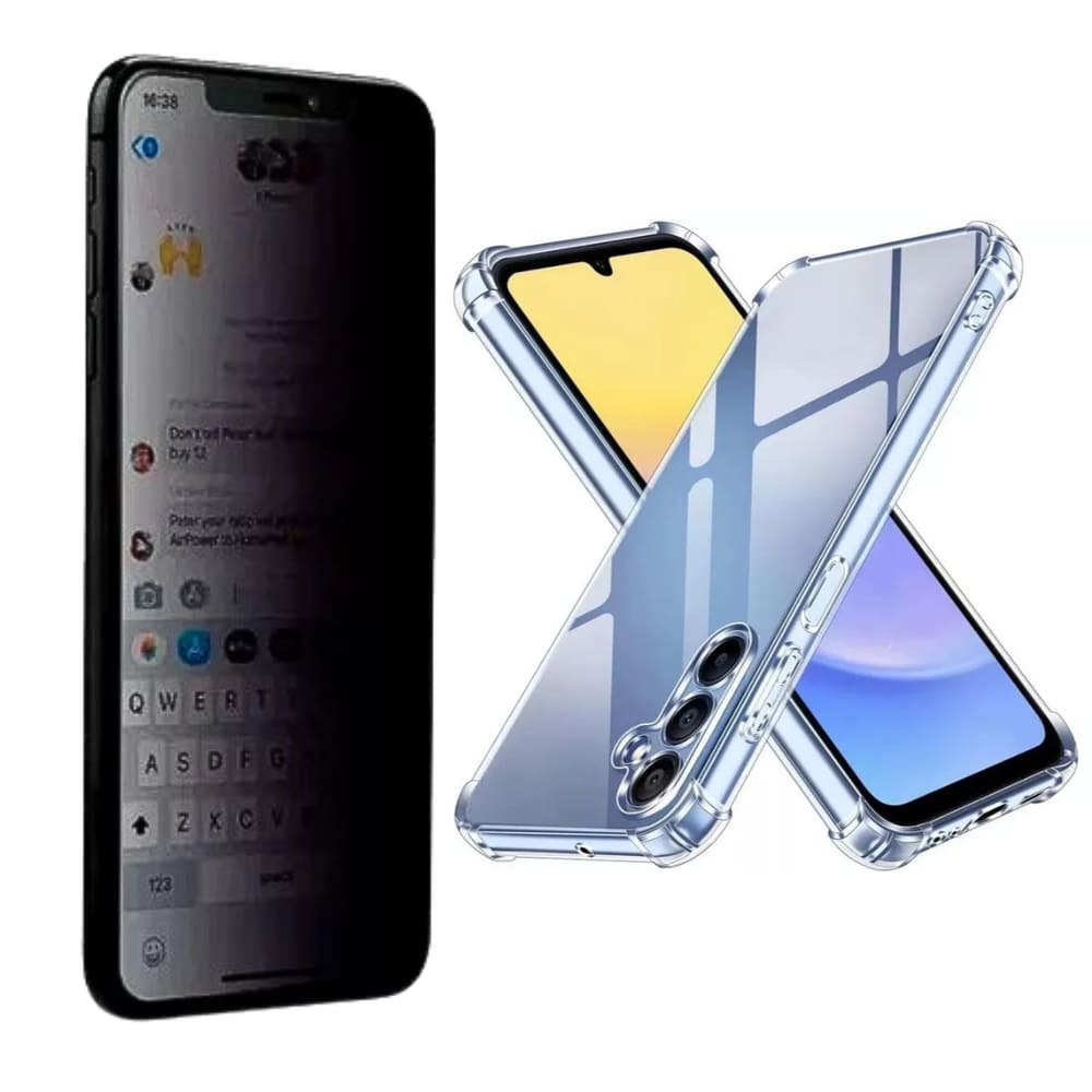 Capinha Galaxy A16 + Película Privacidade 3D Blindada- Armyshield