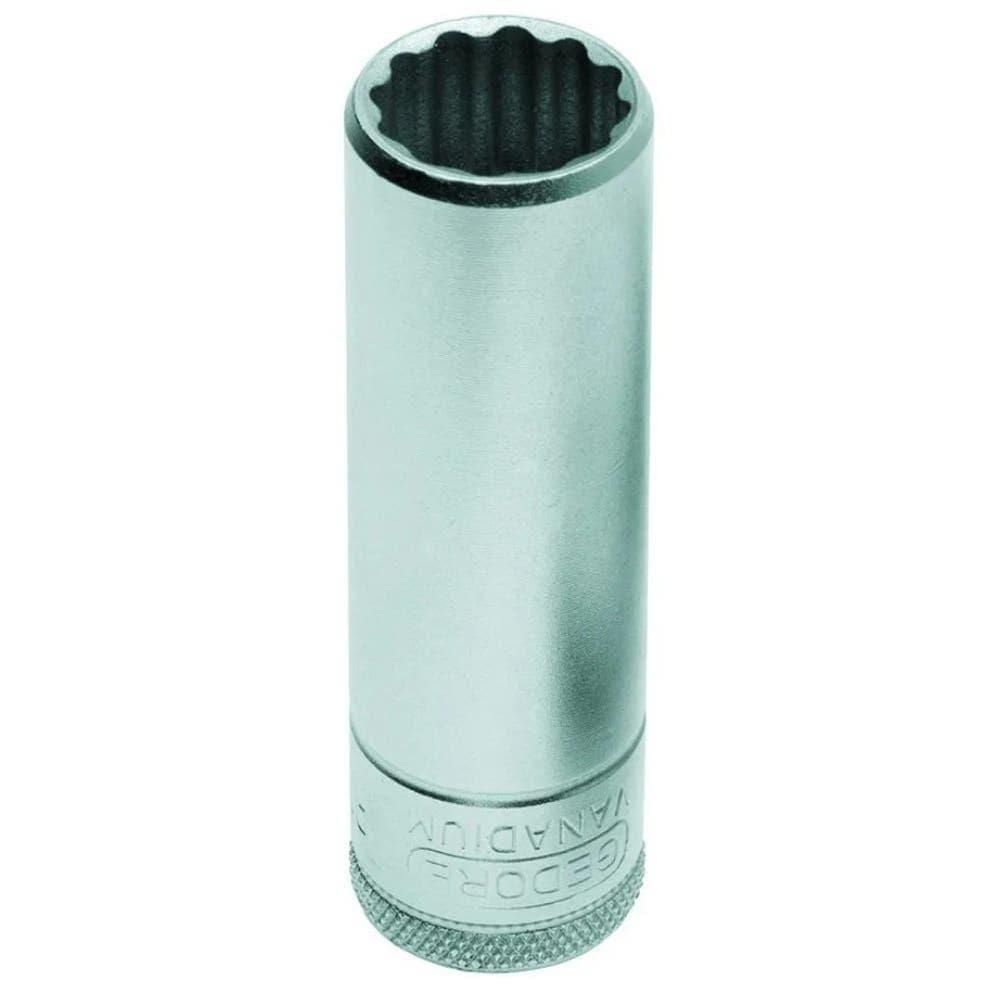 Soquete Encaixe 1/2 x 13mm Longo Estriado 015701 GEDORE