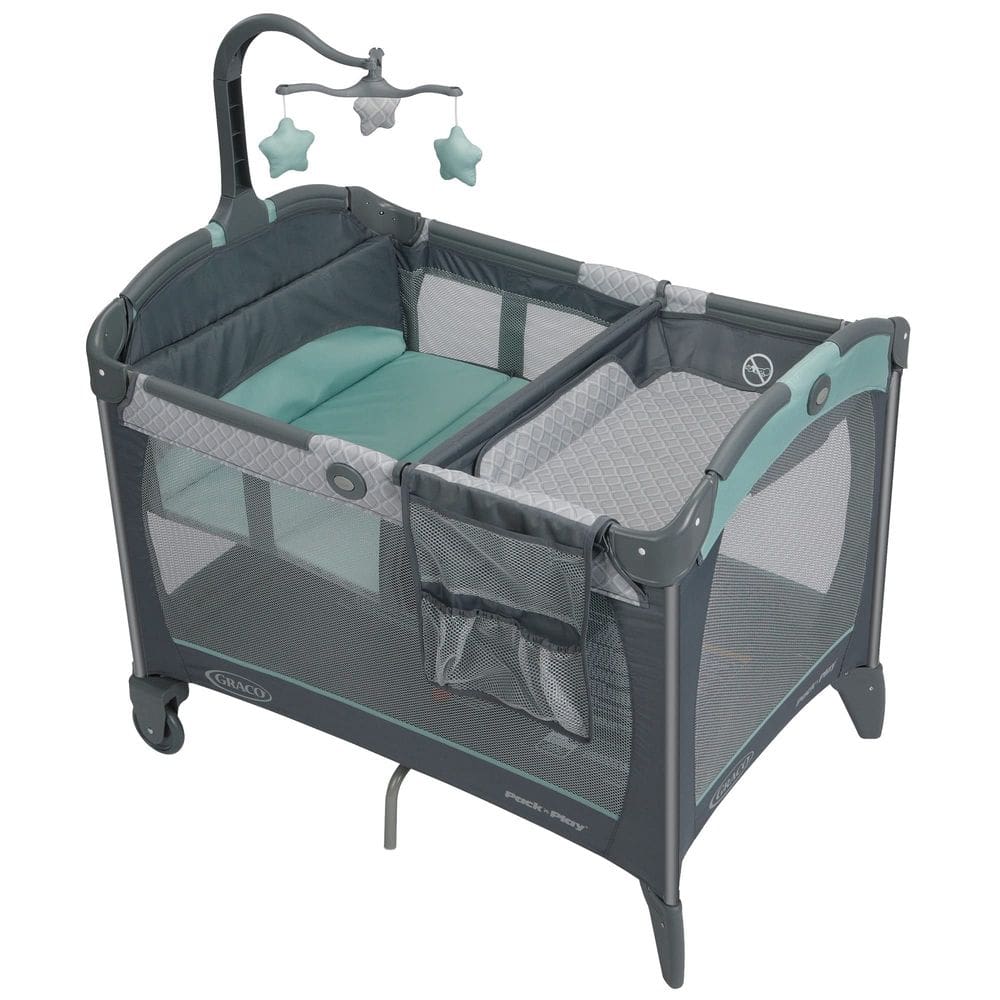 Pacote Playard Graco e Play Change `n Carry com trocador