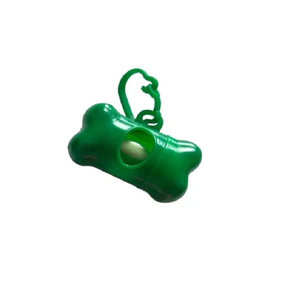 Kit Pet Higiênico Suporte Cata Caca Com Refil Saco Lixo Cães