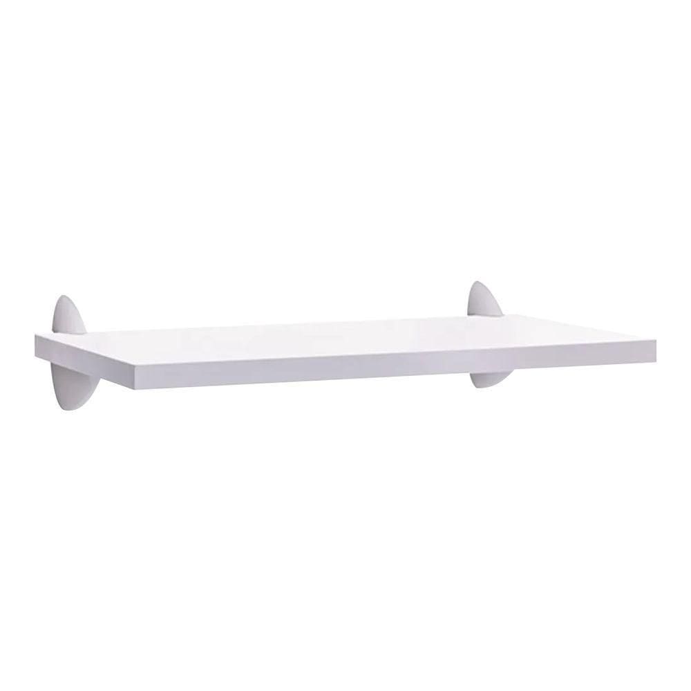 Prateleira Branca 18 Mm 20 X 100 Cm Com Suporte Bico Tucano - Fp