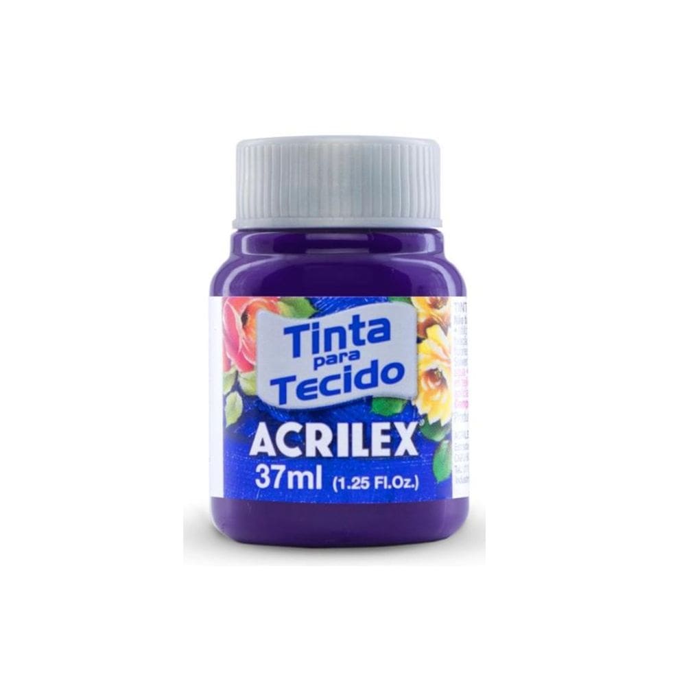 Tinta Para Tecido Fosca 37ml Violeta - Acrilex