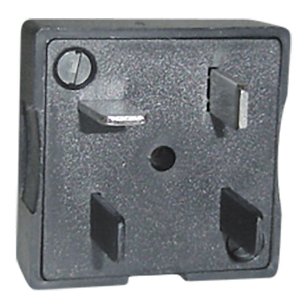 Plug Telefone Pino Macho Padrao 2t- Pl Preto