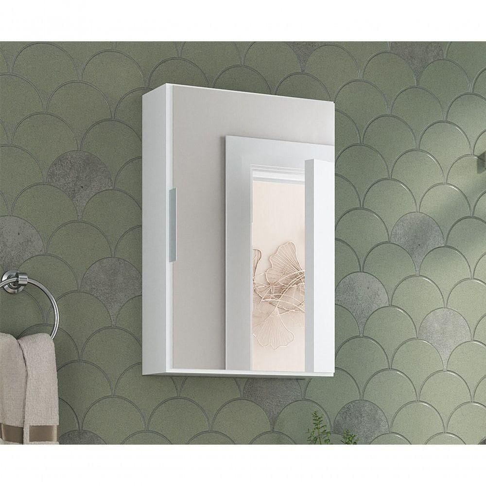 Espelheira Modular 60cm X 40cm Branco Inteiro