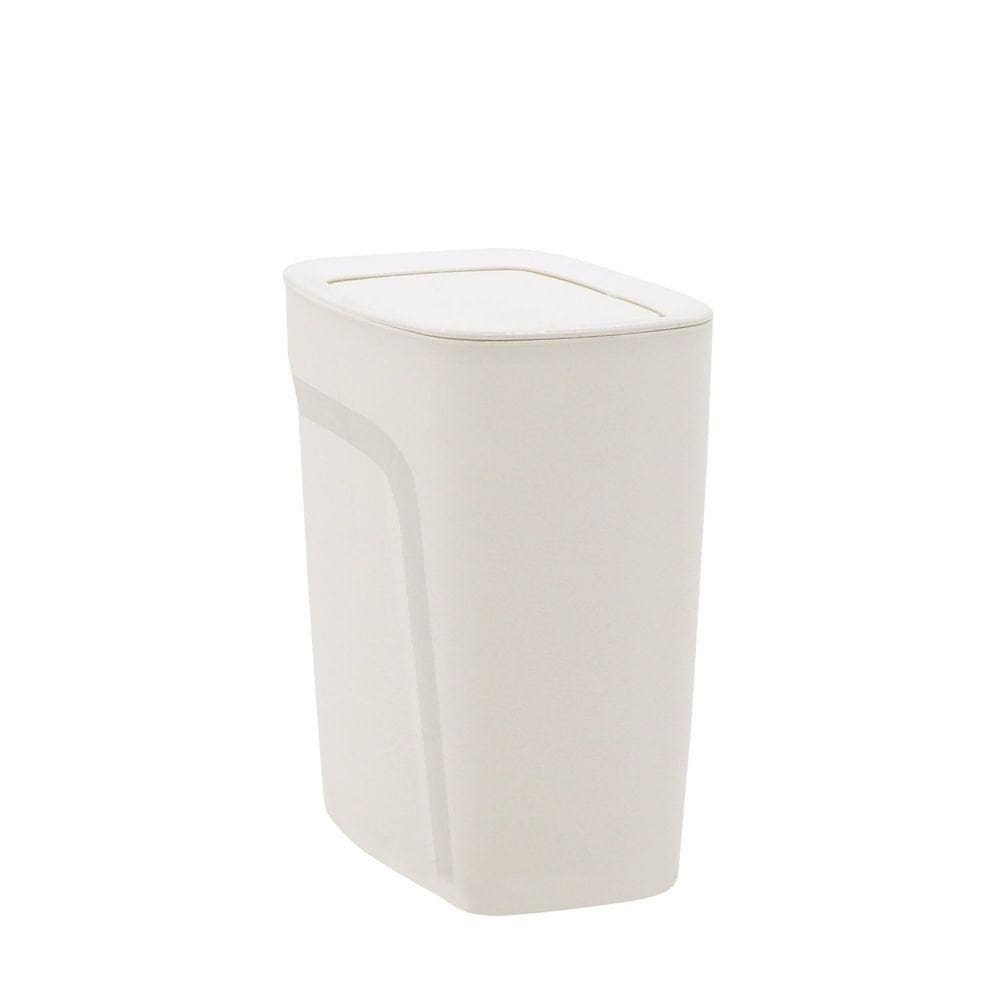 Lixeira Tramontina Compact Branco Tampa Basculante 8,5 L Tramontina