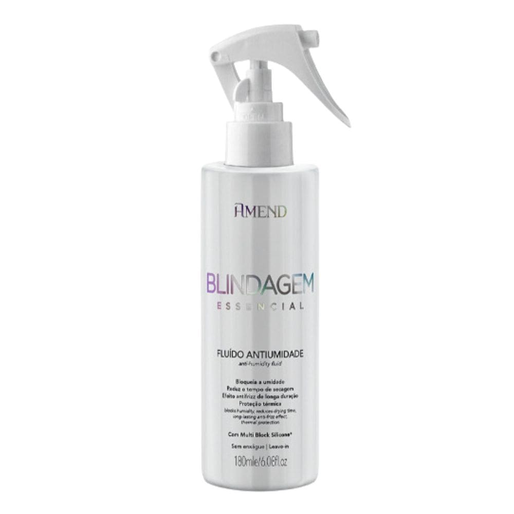 Amend Cosméticos Blindagem Essencial - Fluido Antiumidade 180ml