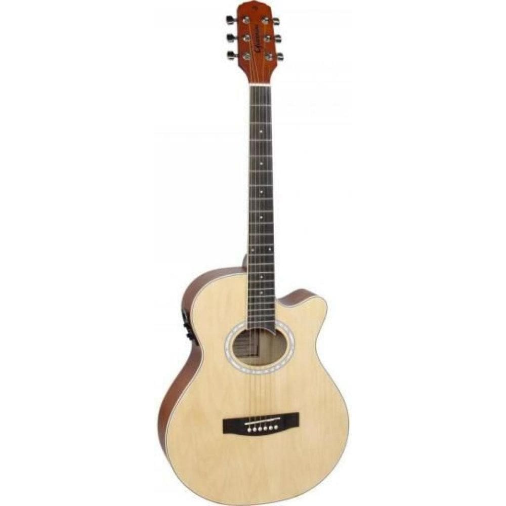 Violão Mini-Jumbo Cutaway Aço GSF-1D Natural Satin GIANNINI