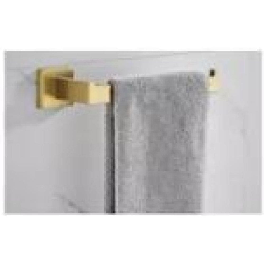 Kit Acessórios Banheiro Inox 304 Dourado Luxo 4 Peças