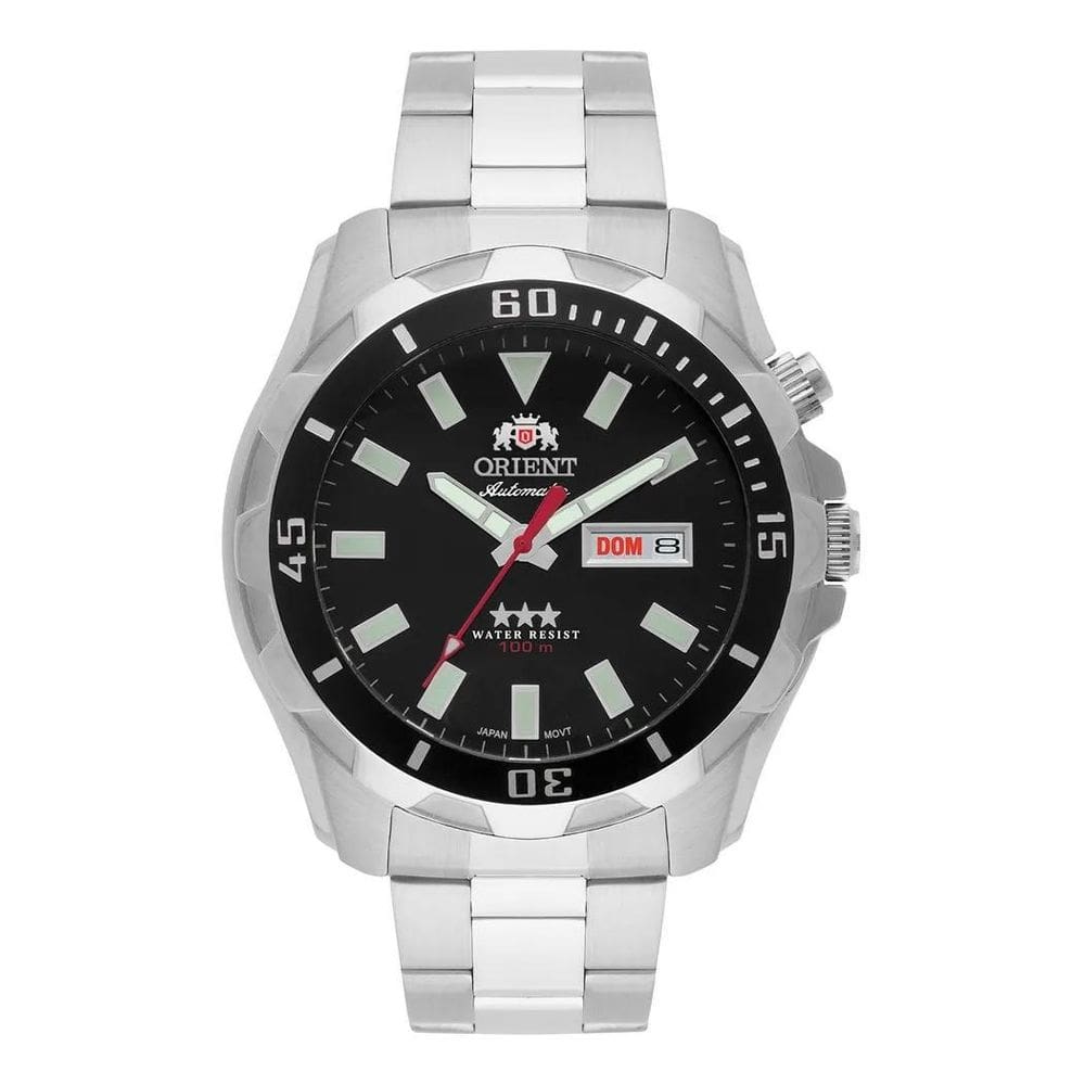 Relógio Orient Automático Masculino Prata 469Ss078F P1Sx