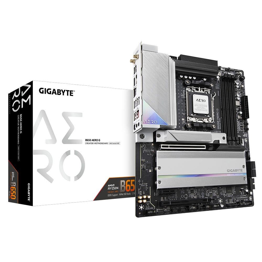 Placa Mae Gigabyte AMD (AM5) DDR5 ATX - B650 Aero G 1.0