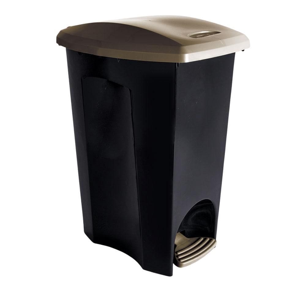 Lixeira Ecoblack Com Pedal 3X1 33 Litros - Plasútil