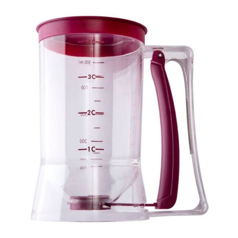 Dispenser De Massas Cupcake Panqueca Waffle C/ Medidor 900ml