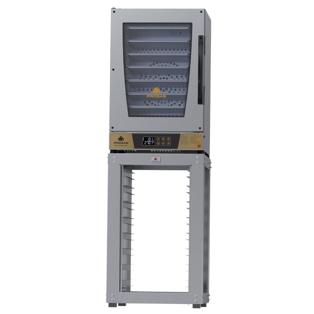 Kit Forno Turbo Eletrico Fast Oven Prp-008 Plus Digital Dourado 220V + Bancada Mes-008 - Progas