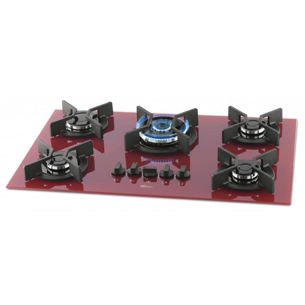 Cooktop Fischer 5 Bocas Vidro Rouge 26298-62471