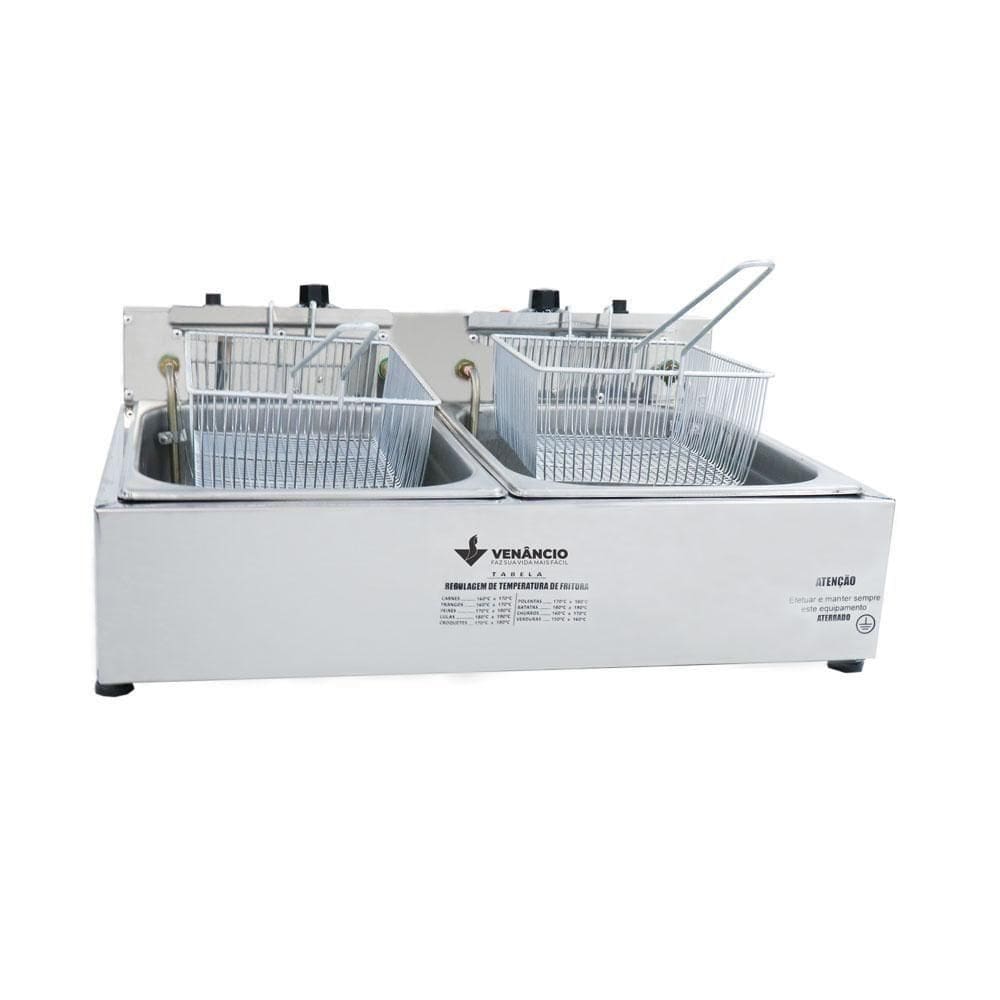 Fritador Elétrico óleo 2 Cubas Sfe212 Venâncio 220v 220v