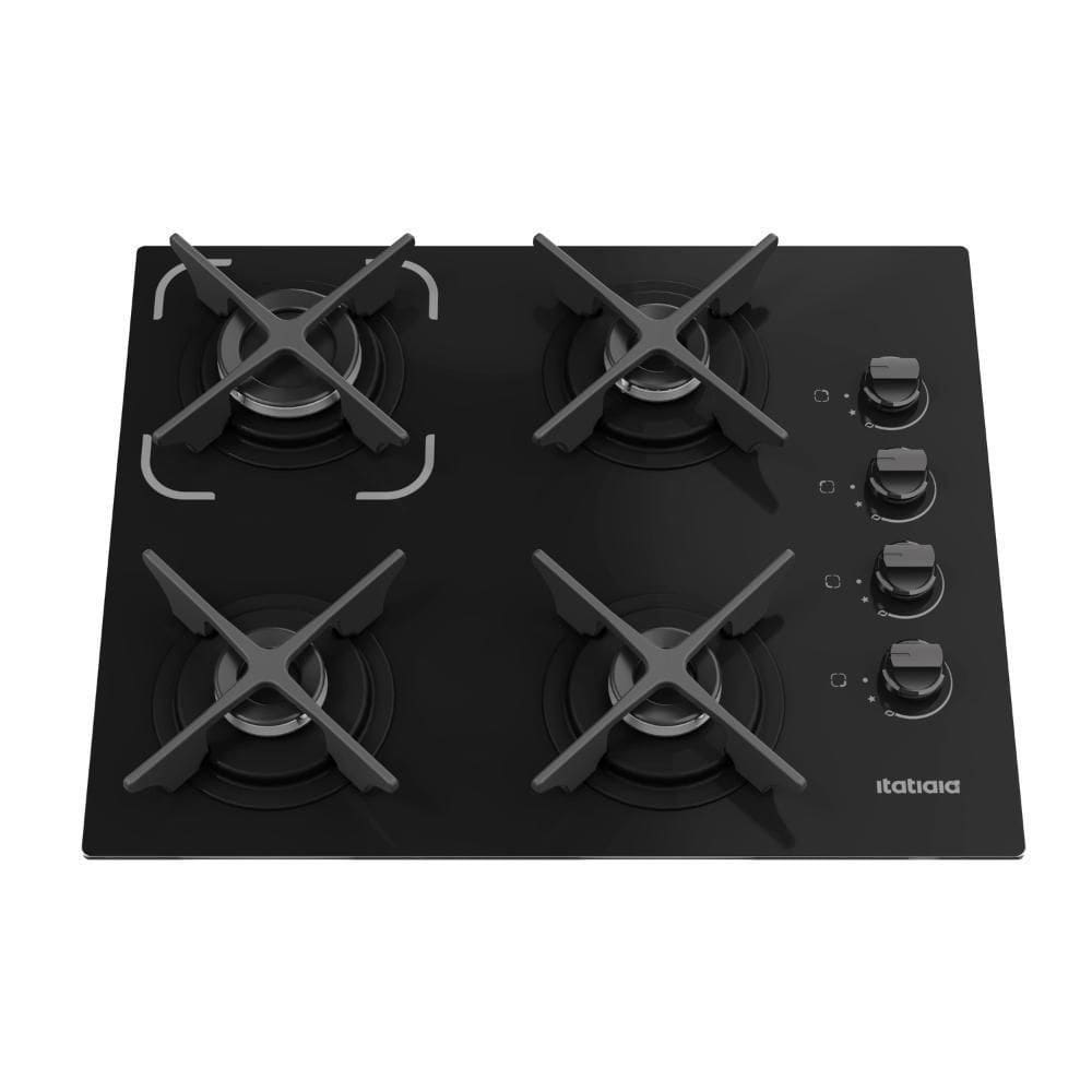 Cooktop Itacook Itatiaia 4 Bocas Preto Bivolt 127V E 220V