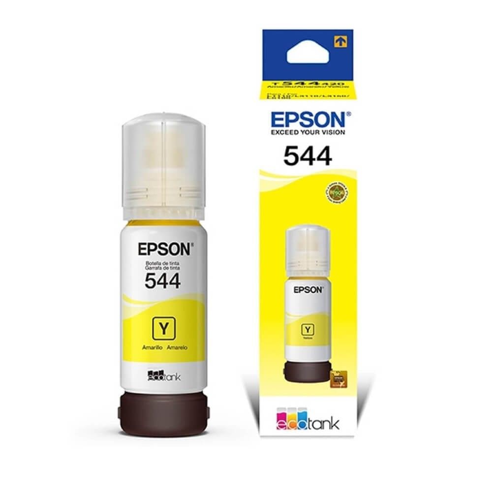 Refil De Tinta Epson T544120 Amarelo P/l3110/l3150