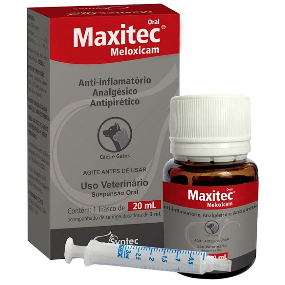 Maxitec Oral p/ Cães e Gatos 20ml - Syntec