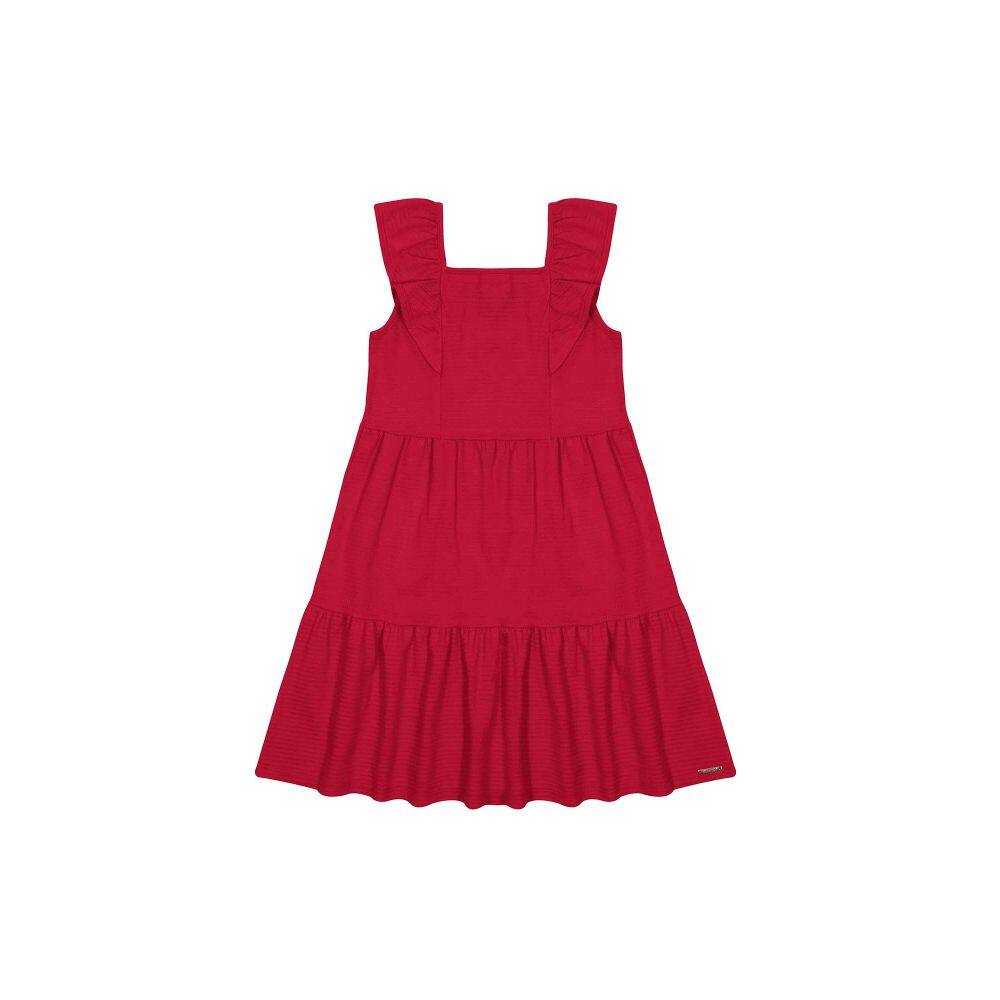 Vestido Curto Malha Cotton Lady Menina Alakazoo Ref. 42893