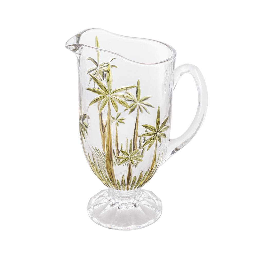 Jarra de Vidro Palm Tree Handpaint 1,5 Litros Wolff