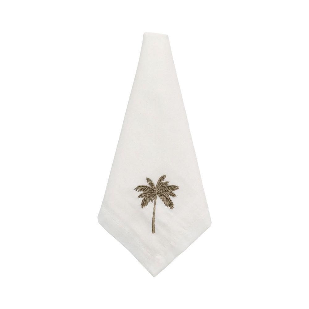 Guardanapo Bordado Palmeira - Charme e Elegância