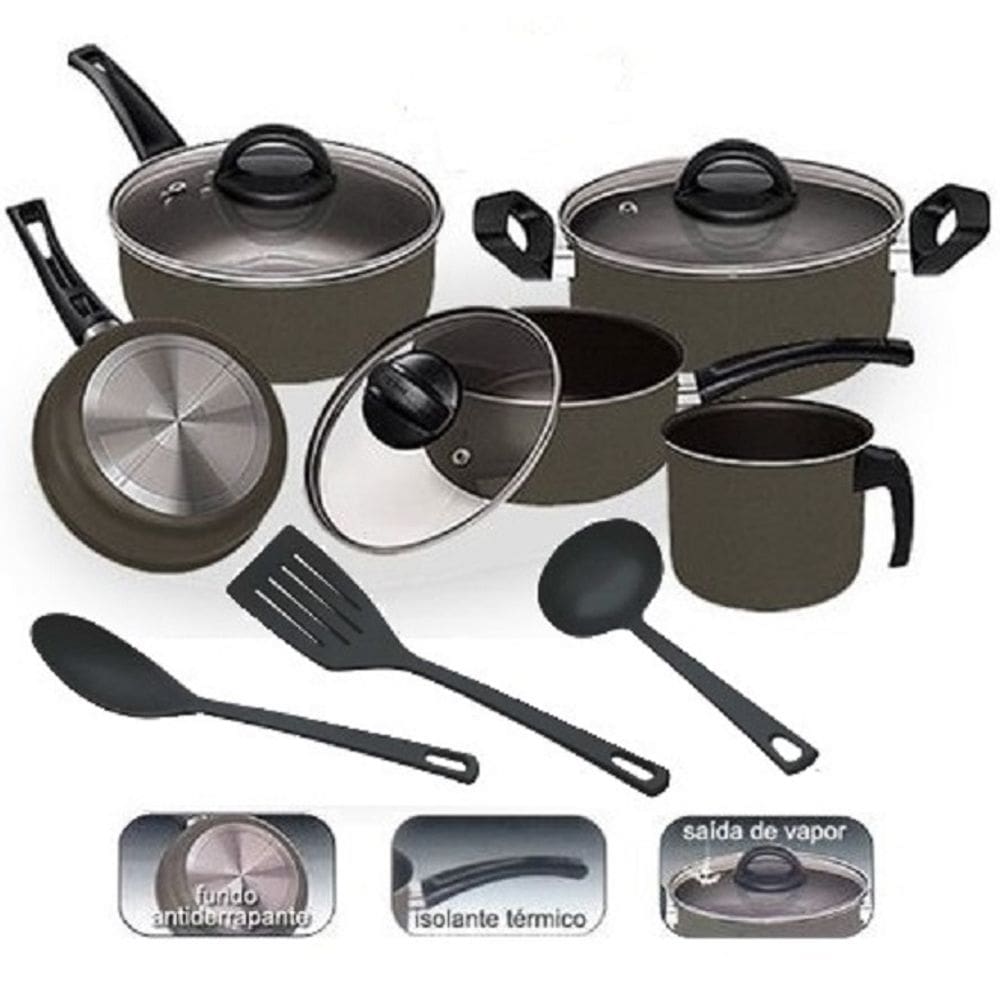 Conjunto Elegan Marpal 08 Peças Teflon