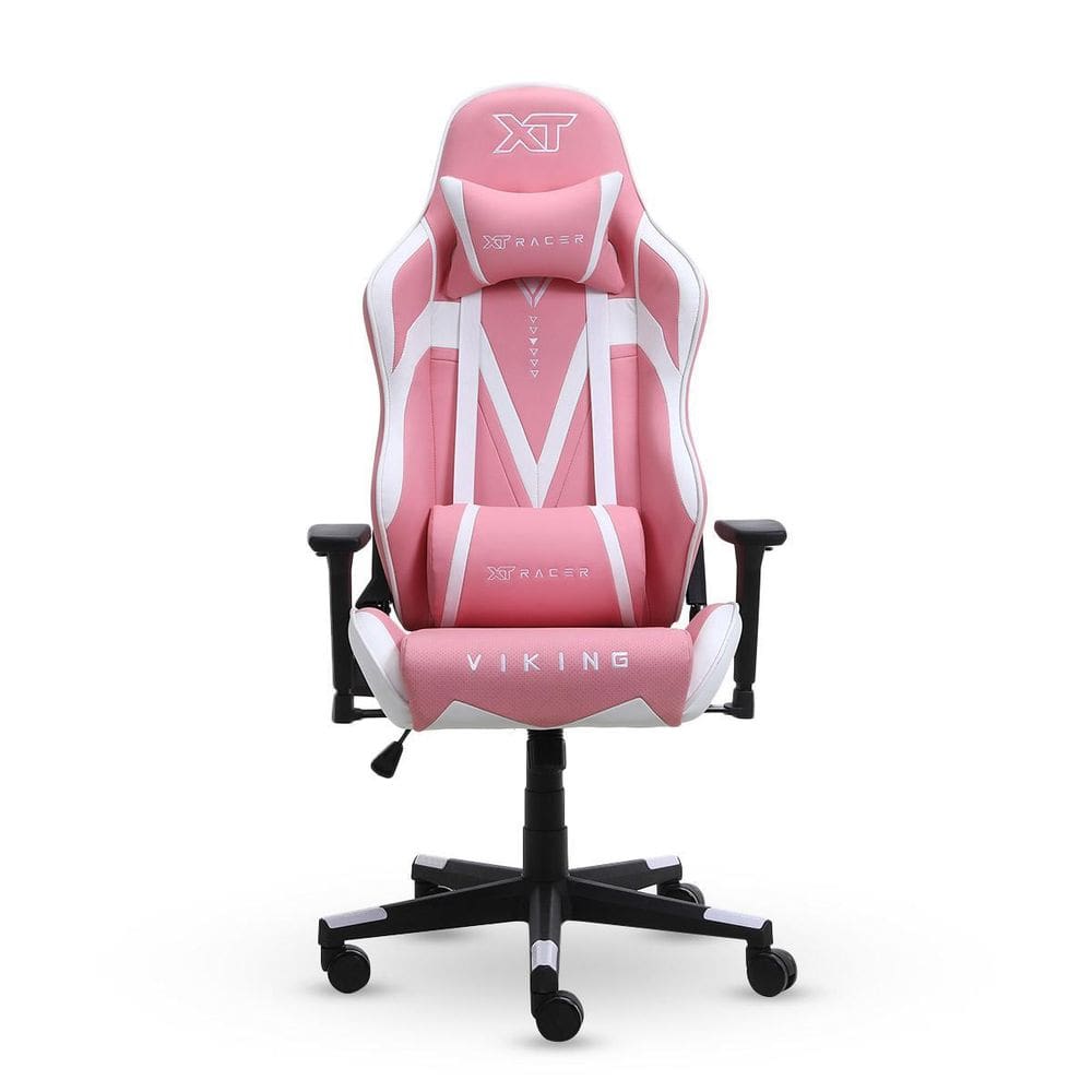 Cadeira Gamer XT Racer Viking Rosa/Branco 130-140cm